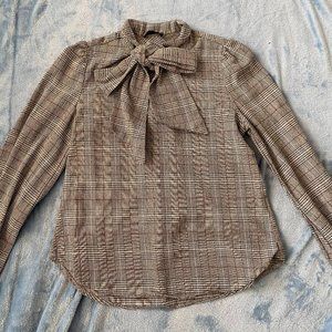 Shein Plaid Blouse
